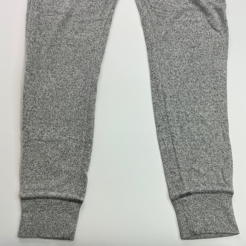SO Gray Jogger Sweatpants Women Large Heathered Soft Knit Lounge Pants - Picture 7 of 15